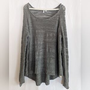 Rip Curl Summer Relaxed Sweater Medium oversized surf breathable Web Top Knit